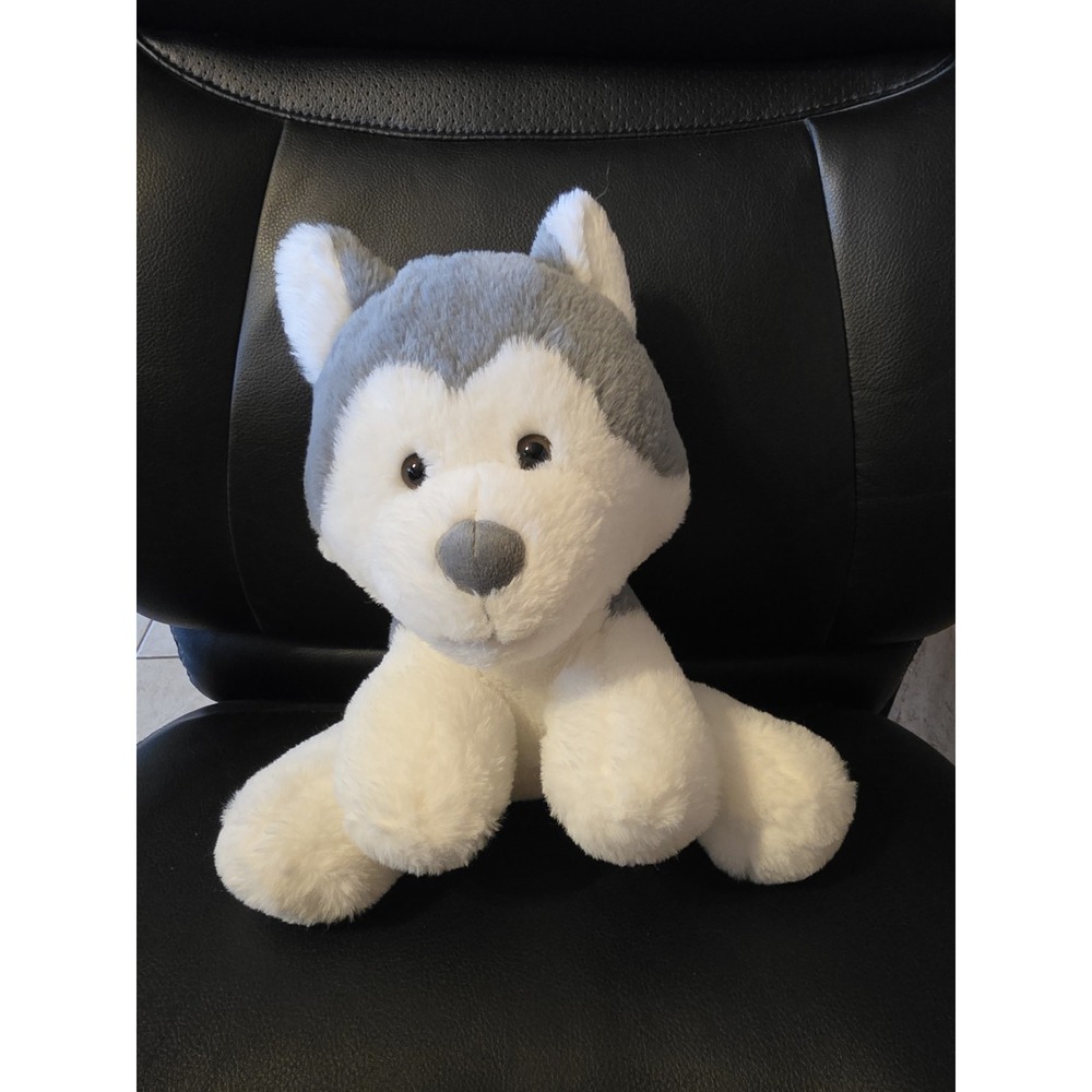 Spark Imagine Create Wolf Husky Gray White Plush Dog Stuffed Animal